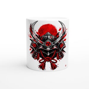 OBORU Crimson Samurai – 11oz Ceramic Mug