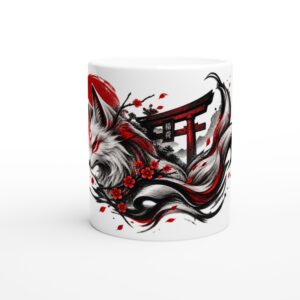 OBORU Kitsune Torii – 11oz Ceramic Mug