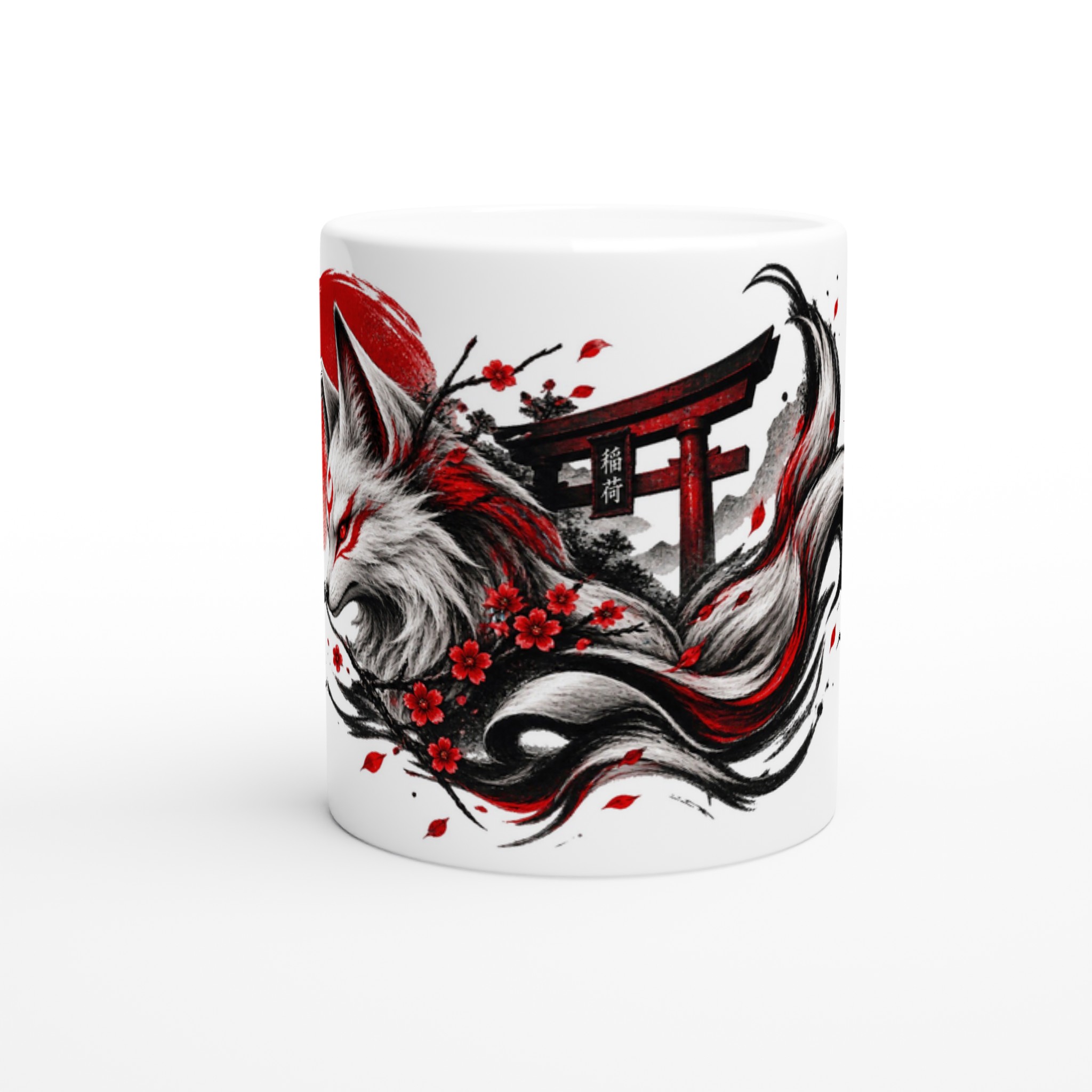 OBORU Kitsune Torii – 11oz Ceramic Mug