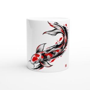 OBORU Scarlet Koi – 11oz Ceramic Mug
