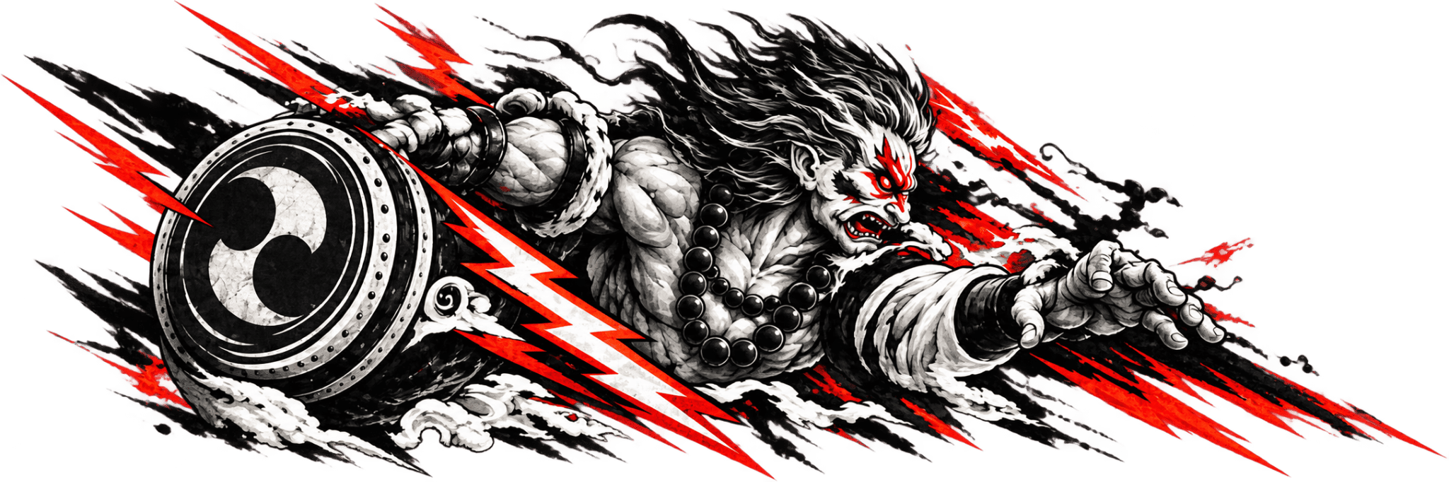 OBORU - Raijin– Digital Decal Art - Image 2